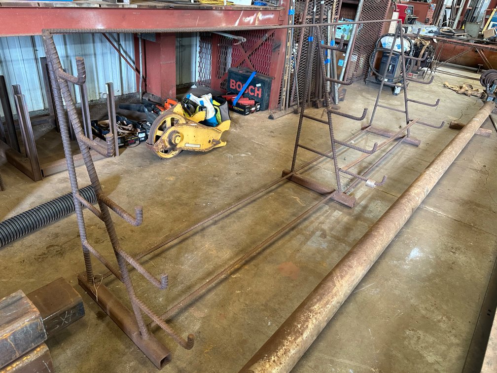 Rebar and Metal Holding Rack