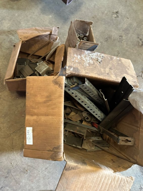 Mixed Lot of Angle Pieces, Zinc Rods, and Various Metal Pieces