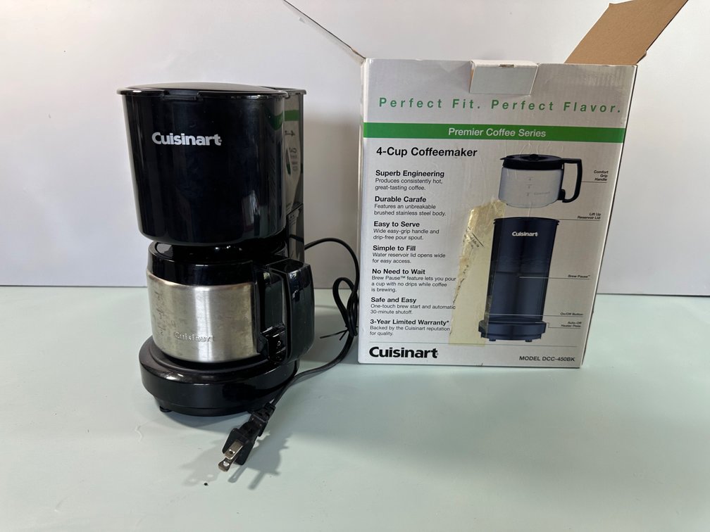 Cuisinart 4 Cup Coffee Maker 