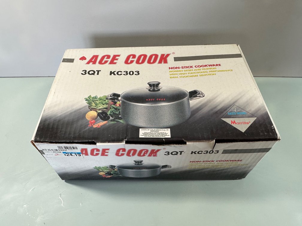 Ace Cook 3qt Non-Stick Cookware Pot 
