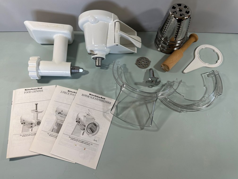Kitchenaid Slicer/Shredder and Food Grinder Attachments 