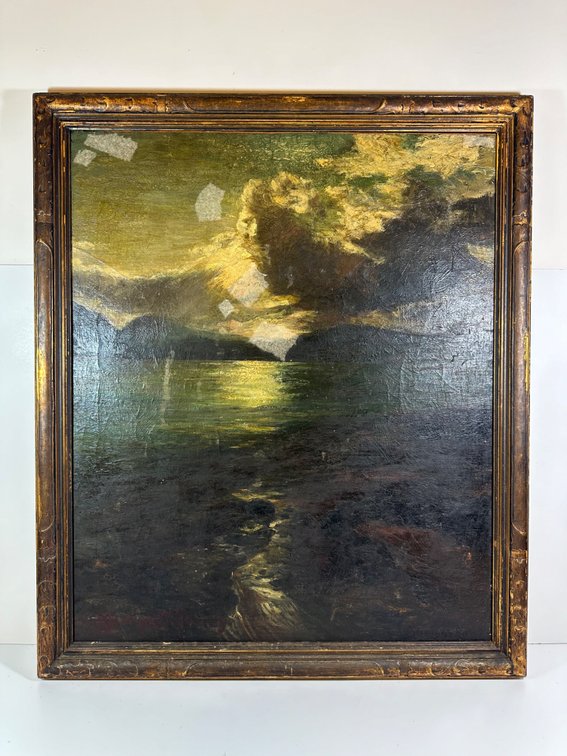 Original Landscape Painting by George B. Torrey - from the Guslander Estate