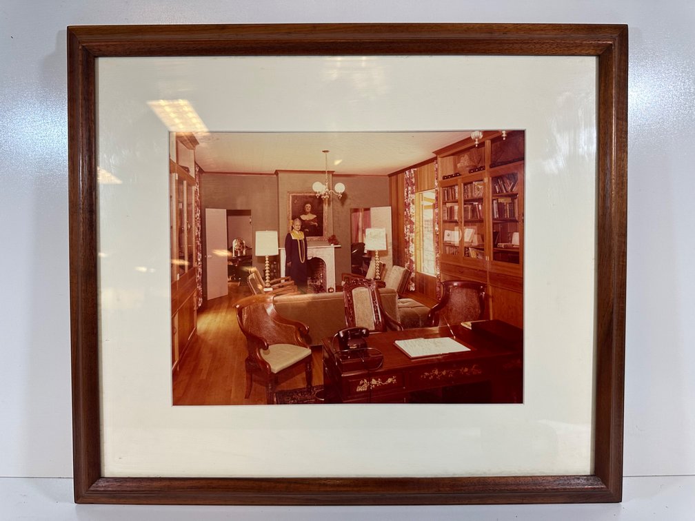 Framed Colored Photograph of Grace Guslander - Historic Hawaiian Estate