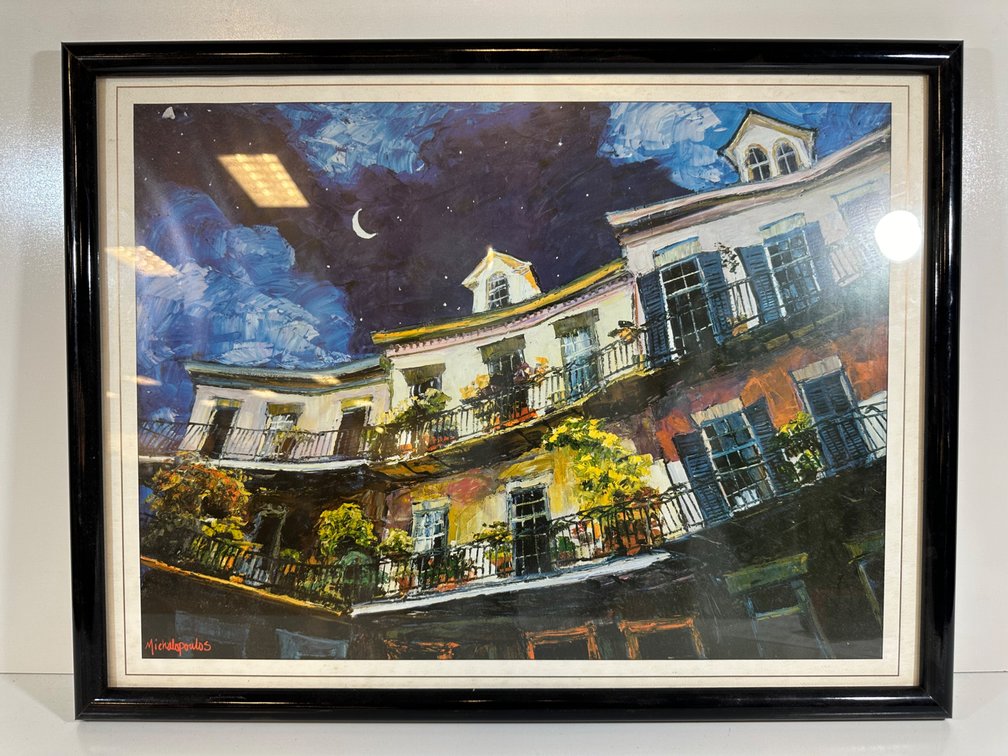 Framed Print "Treble Tres Luna" by James Michalopoulos - Approx. 25" x 19"