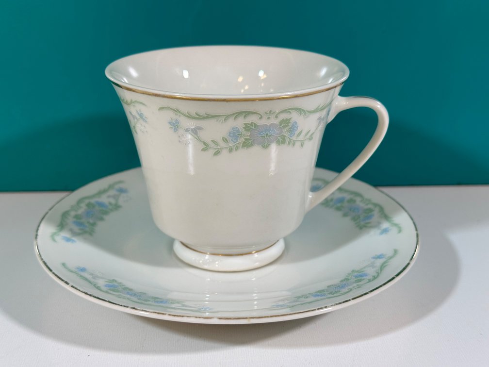 Elegant Tea Cup and Saucer Set - Made in China - Floral Design