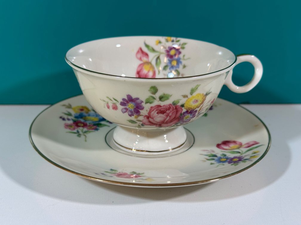 Theodore Haviland New York Pasadena Tea Cup and Saucer - Kauai Estate