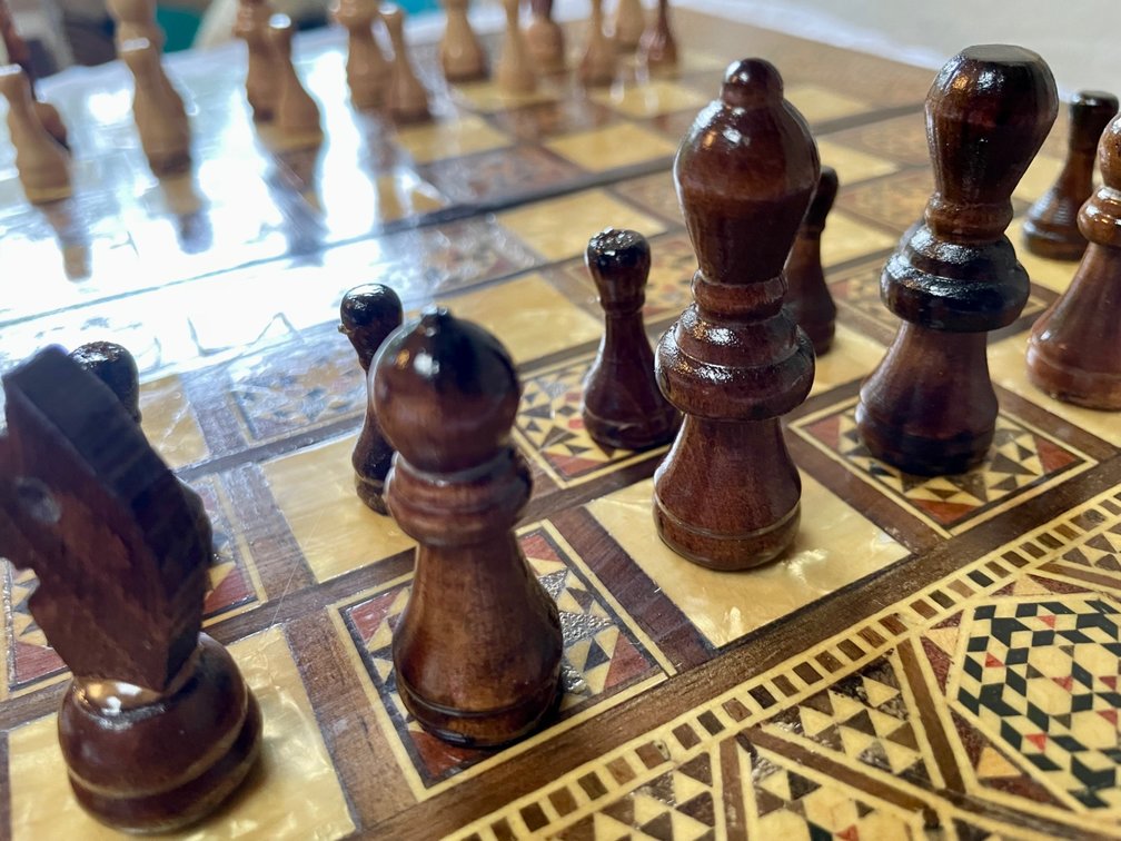 Jerusalem chess/backgammon/checkers