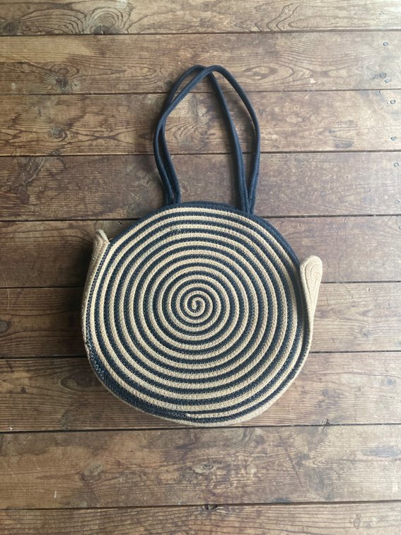 Large Spiral Purse or Beach Bag 