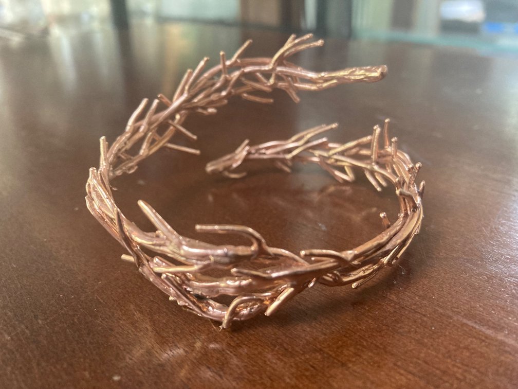 Copper Branching Bracelet