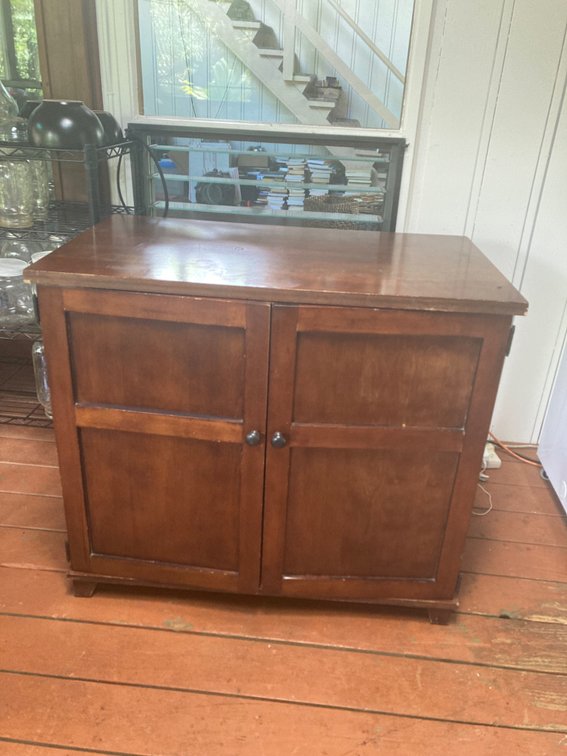 World Market Wood Media Cabinet