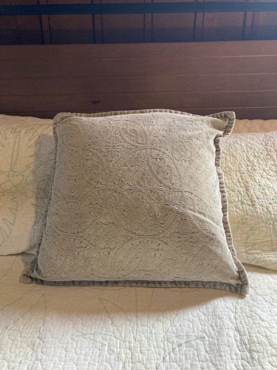 Restoration Hardware Beige Down Pillow 