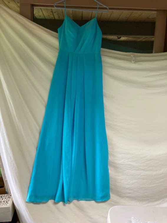 Ice blue Stacees dress