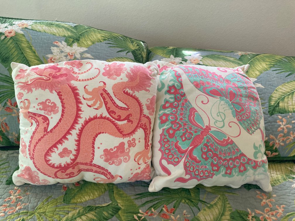 (X's2) Jim Thompson Pillow Set