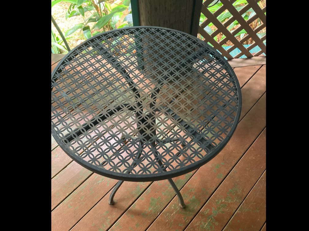 Outdoor Metal Patio Table