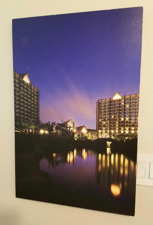 CityScape is a mounted canvas photo 30" high by 20" wide