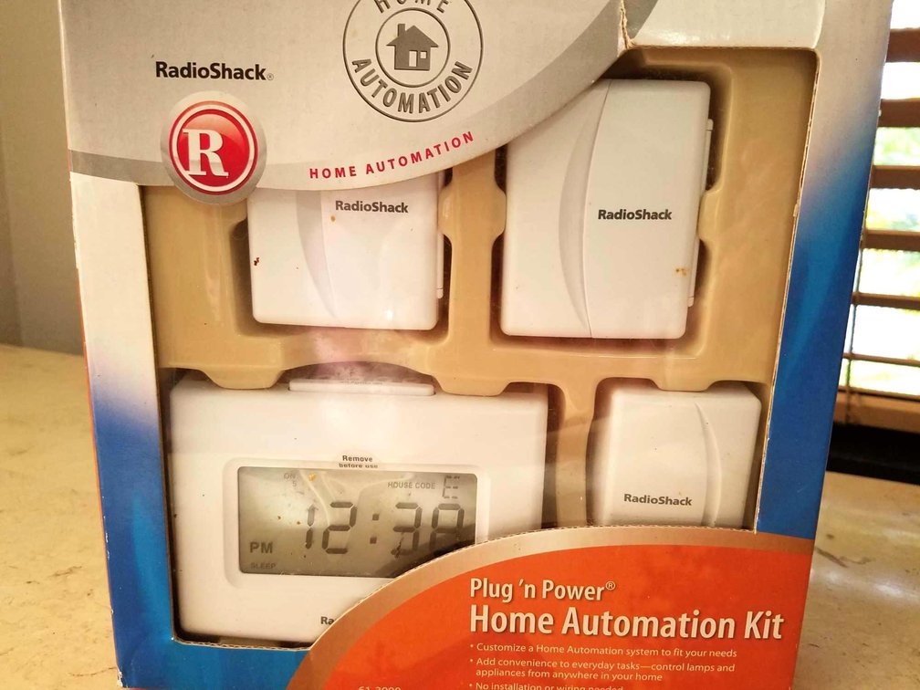 NEW IN BOX.  Radio Shack  Plug N Power Home Automotion Kit.  Was $189.00