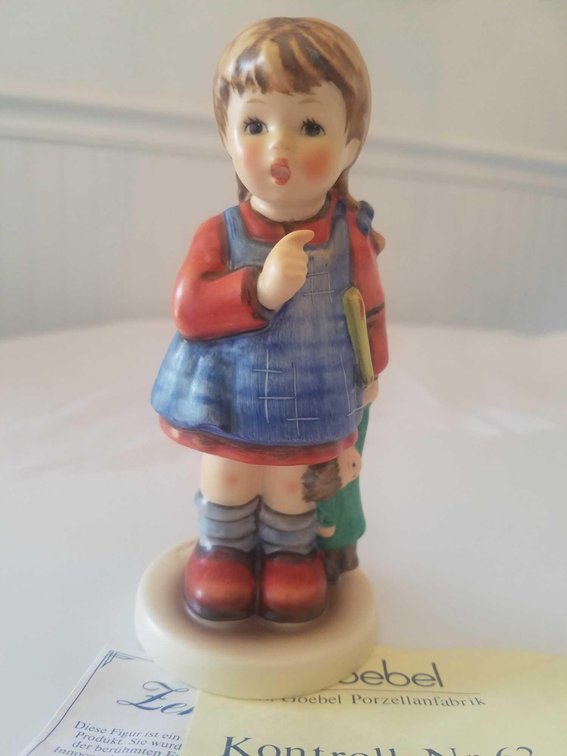 M.I. Hummel Club.  I Wonder #241.  Hum 486. Hummel Club Pristine Condition.   Still in Original Box