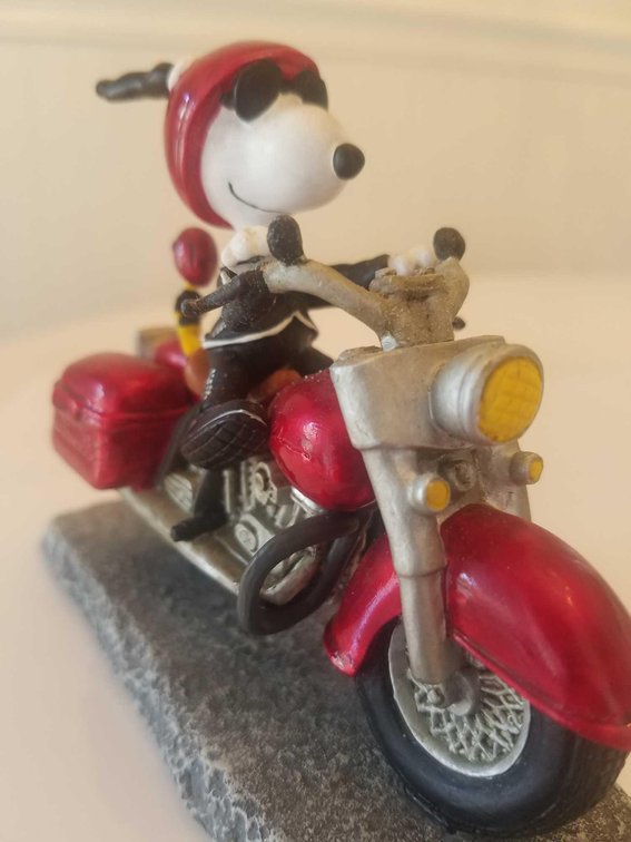 CHARLIE BROWN:  WESTLAND  JOE COOL ON MOTORCYCLE #8224