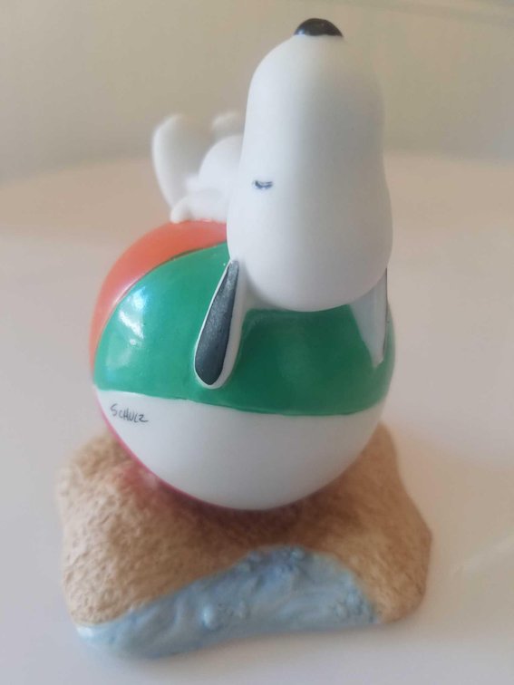 CHARLIE BROWN:  HALLMARK “HAVE A GOOL DAY”  (Snoopy laying on beachball) 