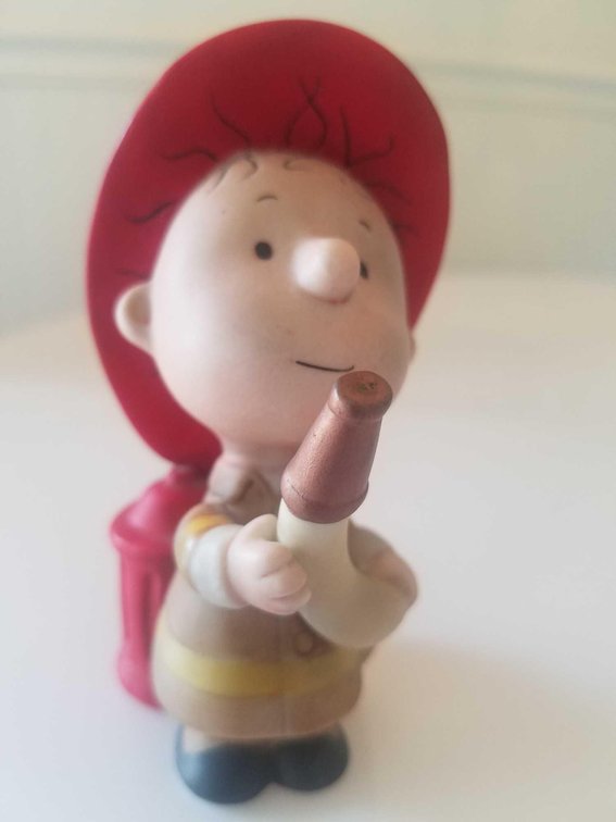 CHARLIE BROWN:  HALLMARK “FIRE FIGHTING  (Peanut Firefighter)