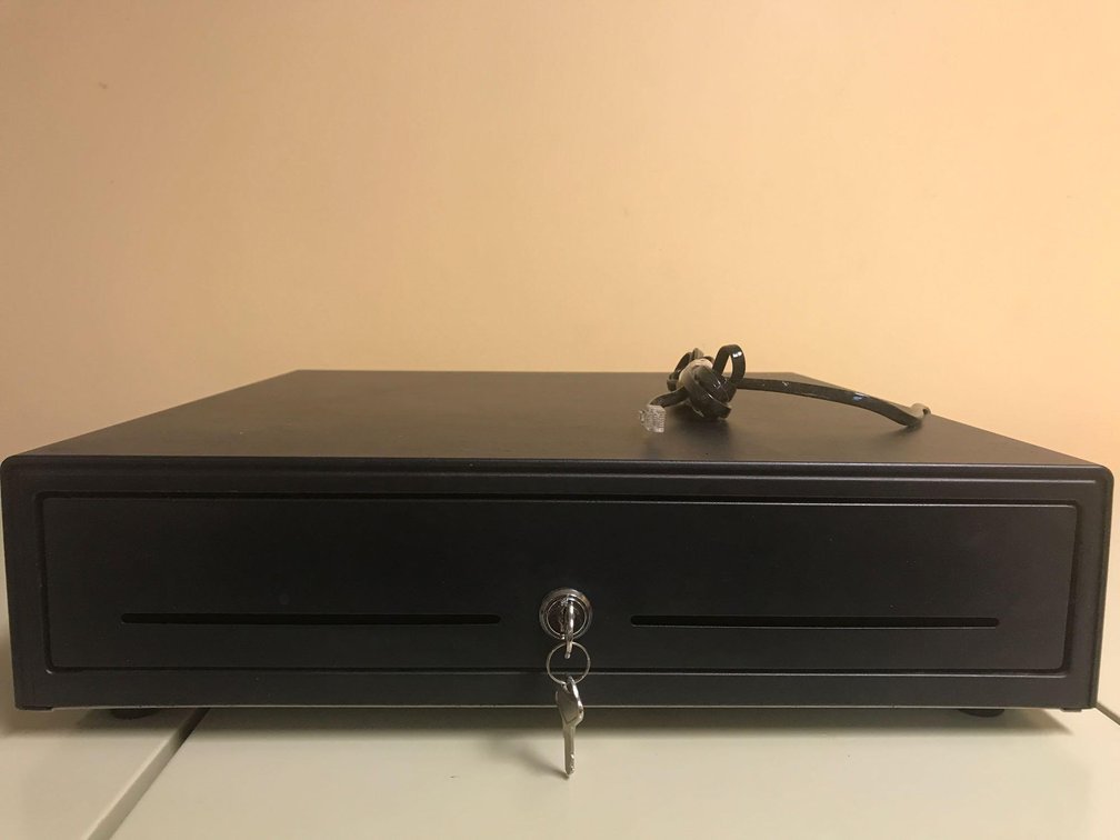 Cash Drawer with Tray and Keys