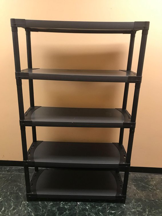 5-tier Plastic Utility Shelving Unit