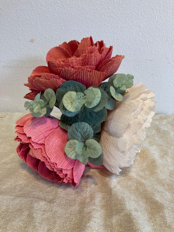 Faux flower bouquet 
