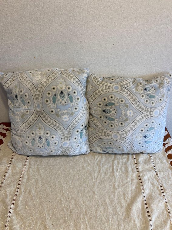 Light Blue Throw Pillows