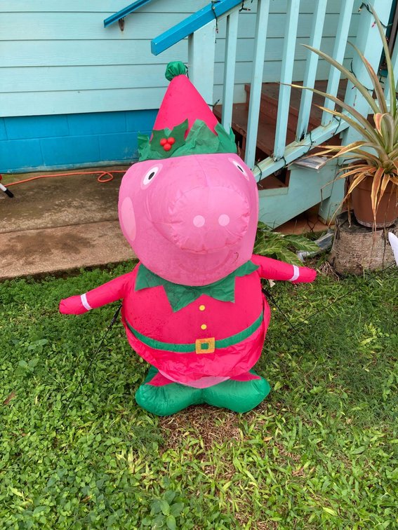 Peppa Pig Inflatable Christmas Decoration 