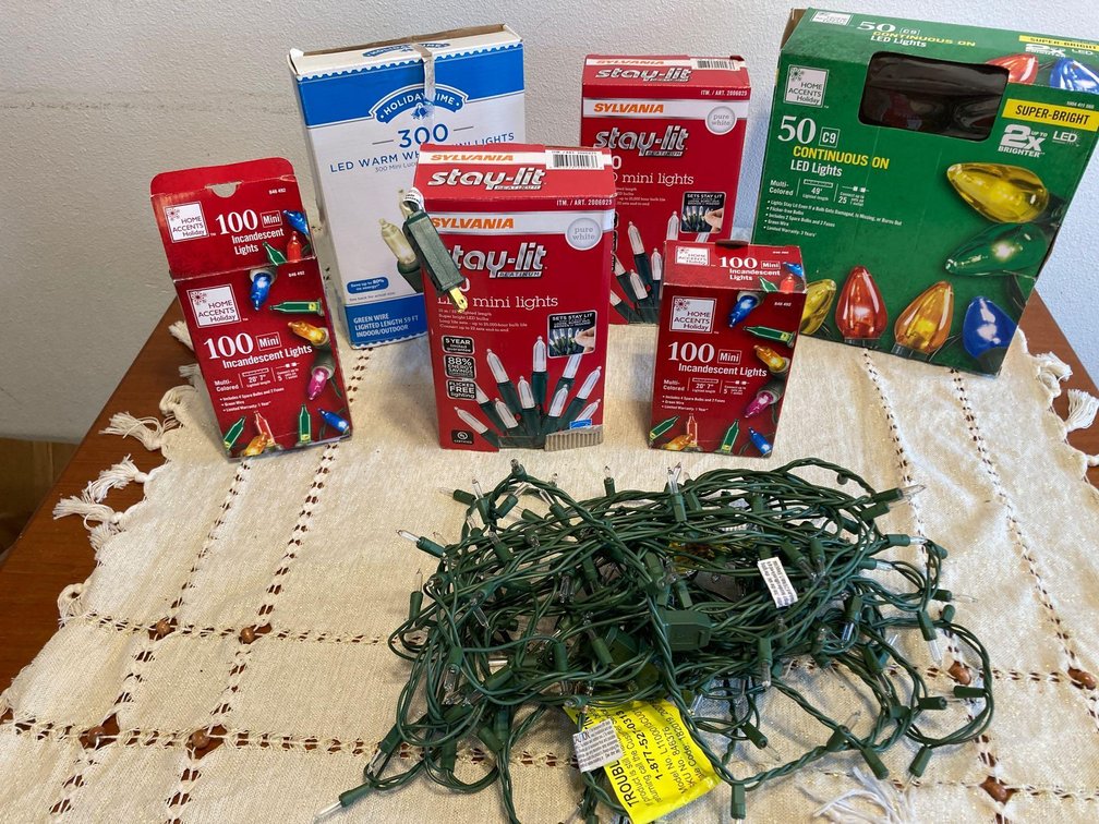 Lot of Christmas lights