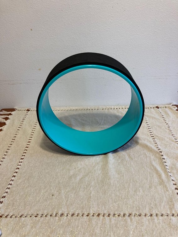 Teal Yoga Wheel