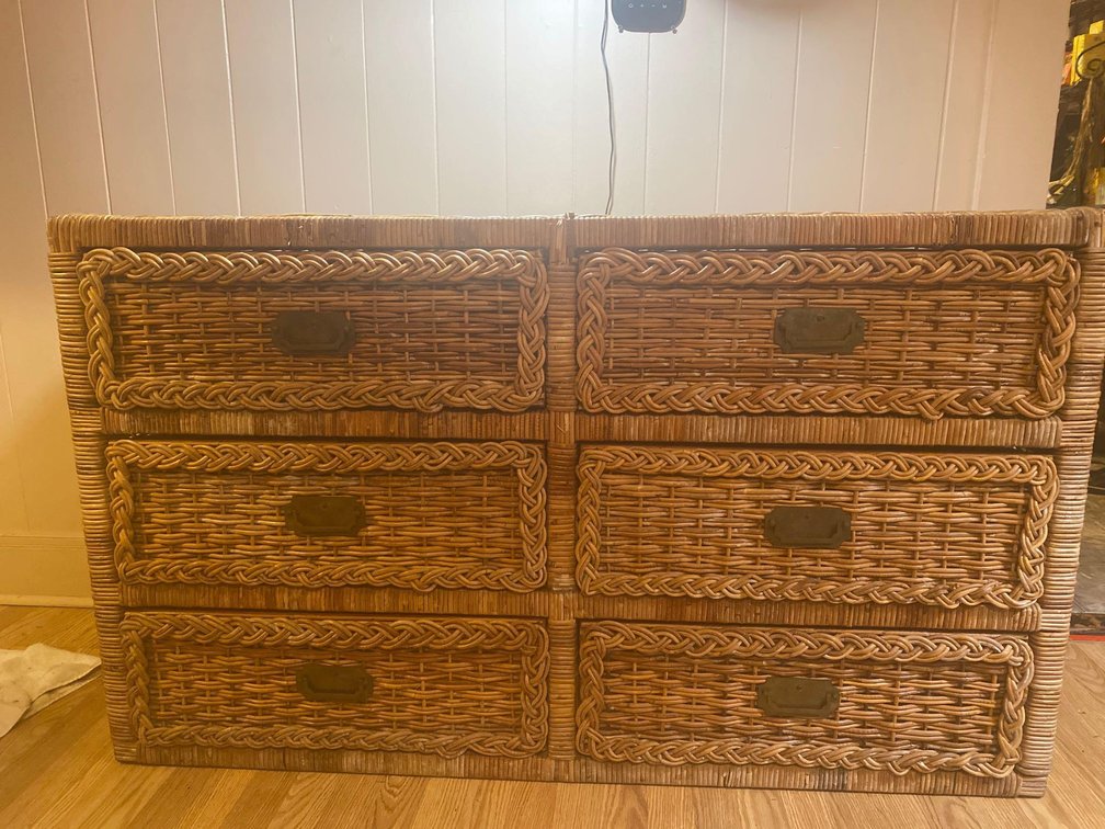 Rattan Dresser 