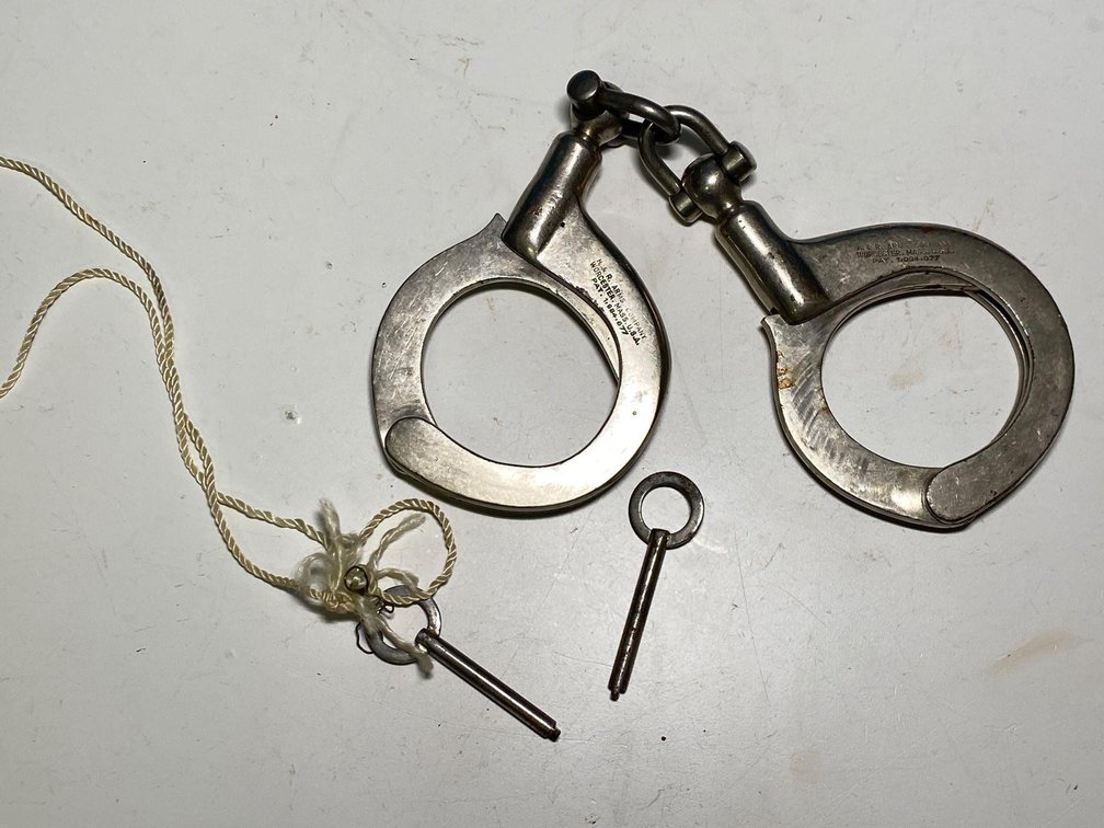 H&R Nickel Plated Handcuffs 