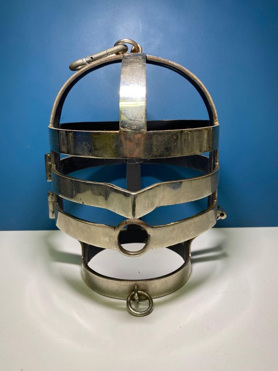 Antique Fetters Head Cage Head Gear 