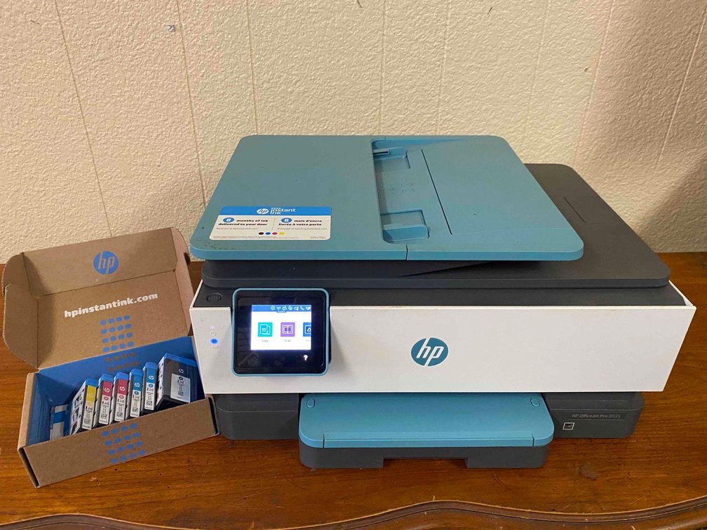 HP OfficeJet Pro 8035 Printer with Extra Ink Cartridge's 