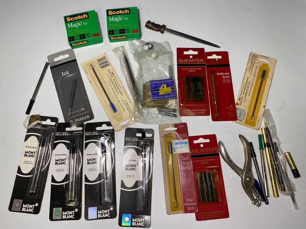 Mont Blanc, Sheaffer and Other Pen Ink Refills 