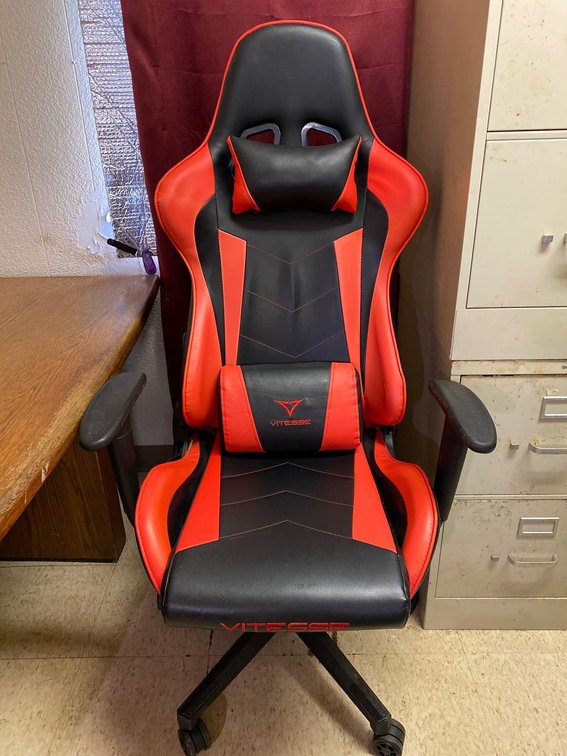 VITESSE Ergonomic Red Gaming Gamer Chair