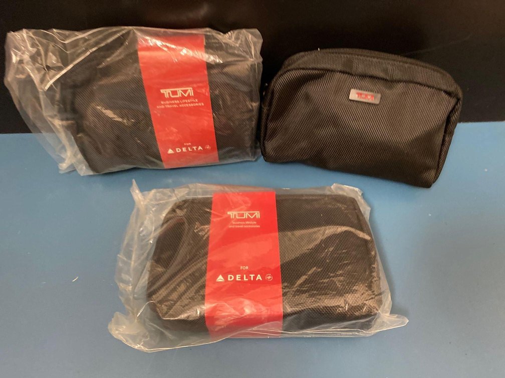 (X's 3) Tumi Delta Toiletry Packs 