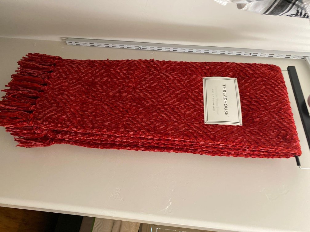 New with Tag - Threadhouse Decorative Woven Throw 