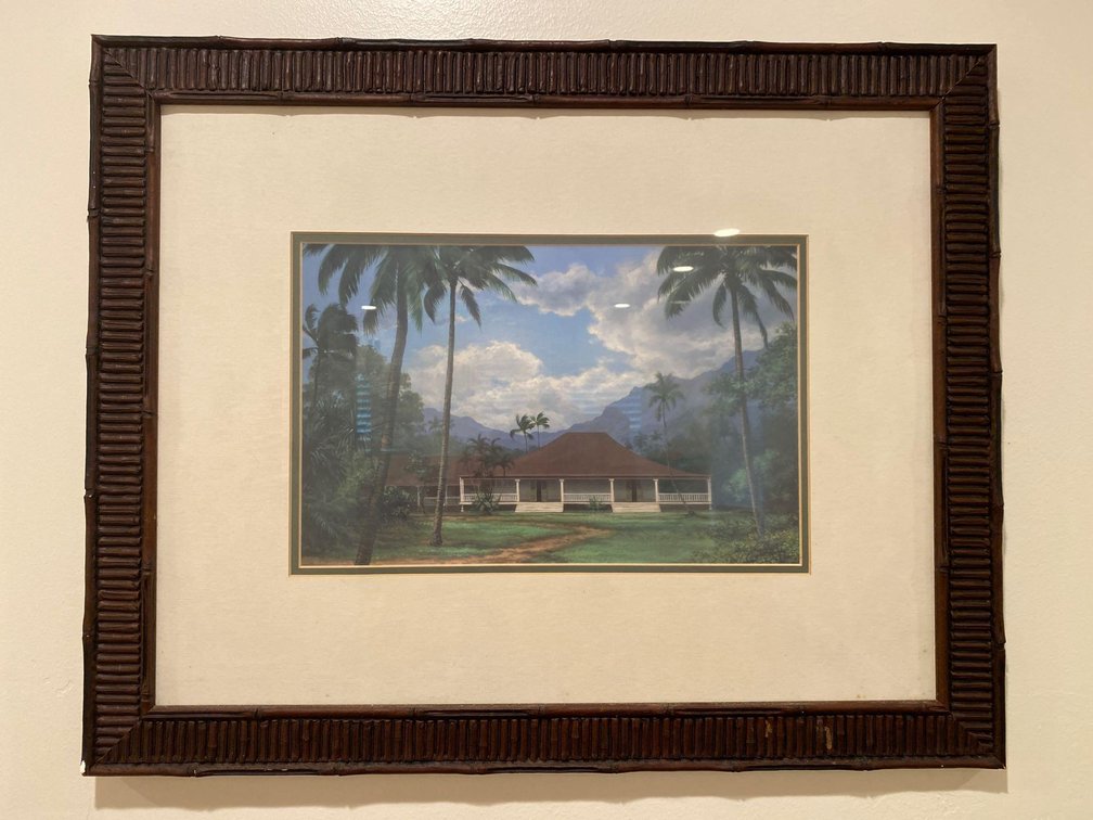25" X 20" Island Plantation Framed Print By Rudolf Gonzales 