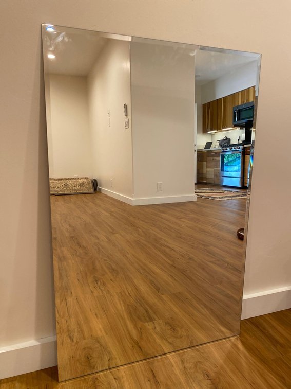 36" X 24" Unframed Mirror 