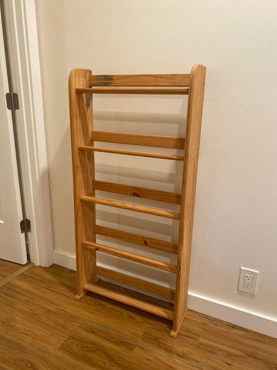 23" X 47" Wooden Shoe Rack 