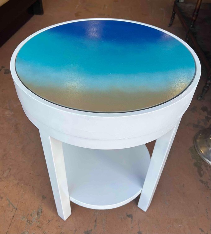 Painted Side Table
