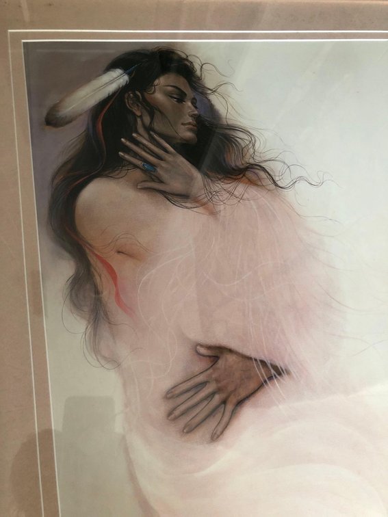 Original Ozz Franca Navajo Fantasy Painting