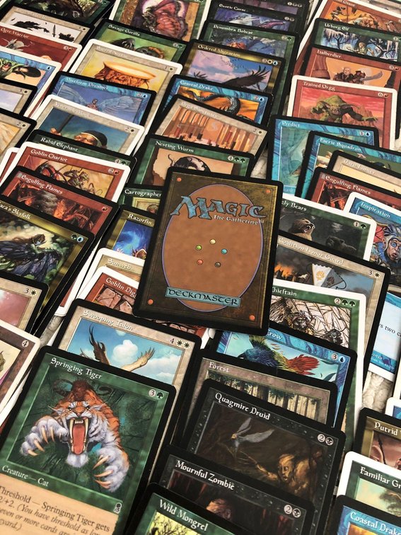 Vintage Magic The Gathering Deckmaster Card Lot