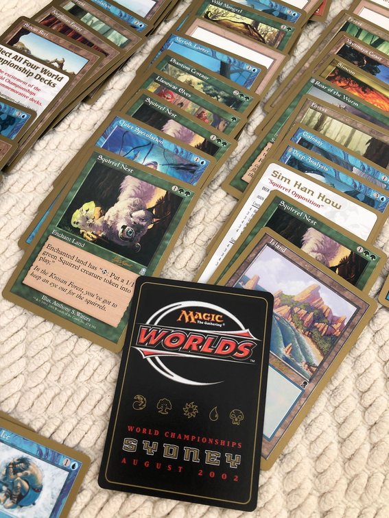 WORLDS Magic The Gathering Championships Card Lot