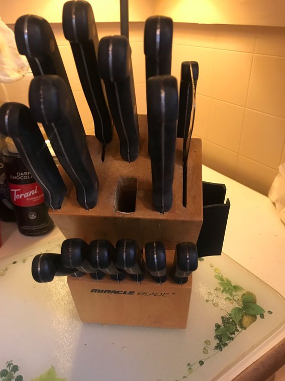 Miracle Blade knive set of 14