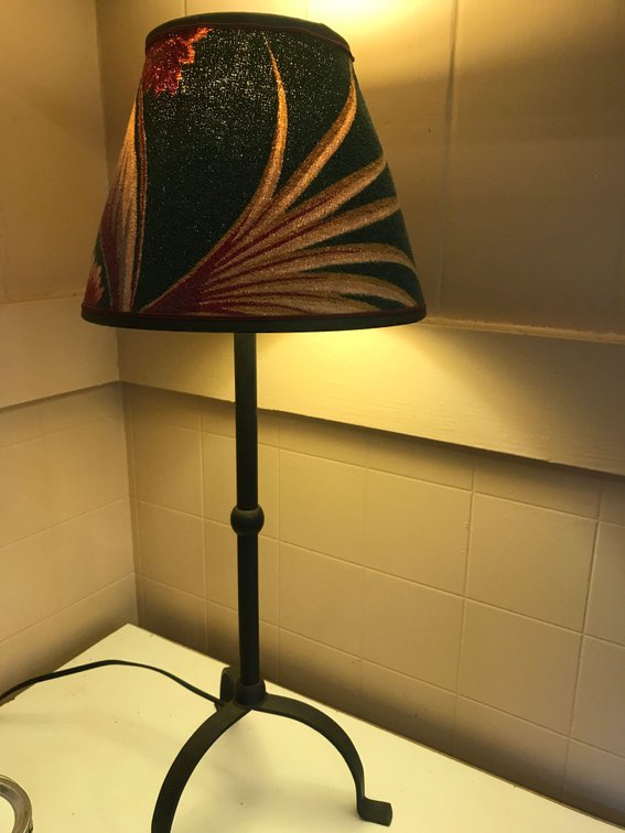  Wrought Iron Lamp 