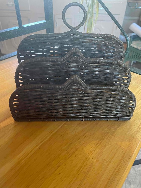 Wicker Mail Organizers