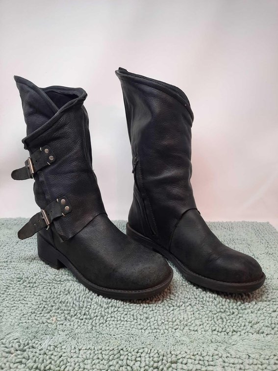 Coolway Just Be Yourself Alida Buckle Boots Women's Size 6-1/2